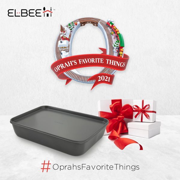 Elbee Home Set of 8 Durable Non-Stick Carbon Steel Baking Bricks for Easy Storage5 - Image 2